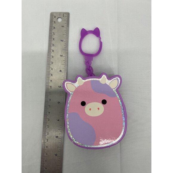 Squish-A-Longs Mini-Squish Cow Compact Keychain - Picture 3 of 5